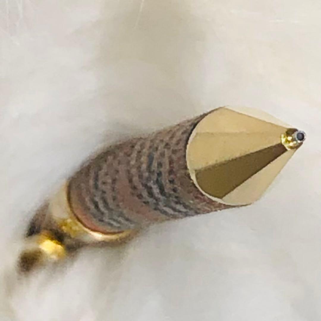 バーバリー ノバチェック シャープペンシル シャーペン ゴールド 激レア！