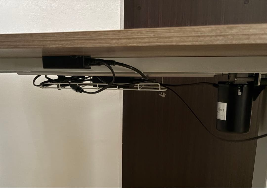 電動昇降デスク 木目調　再出品