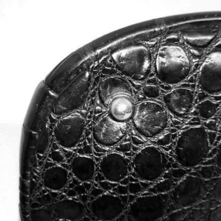 ✨美品✨JRA認定 クロコダイル　2way ショルダーバッグ バケット　ブラック