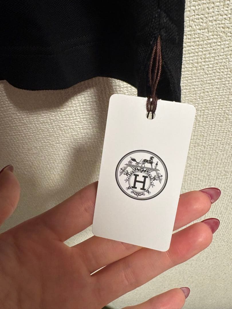 HERMES 黒 Tシャツ XL 値下げ