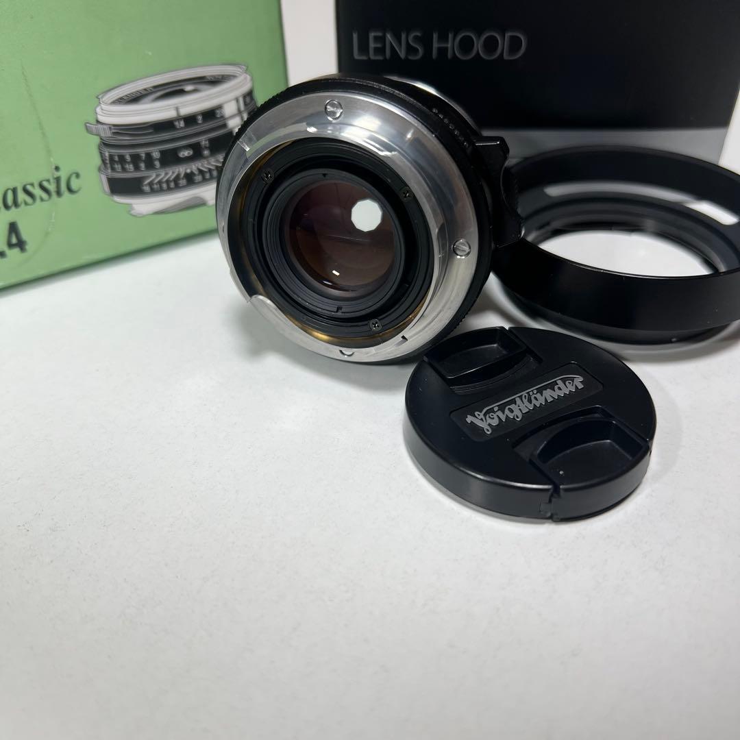 NOKTON classic 40mm F1.4 SC VM フード付