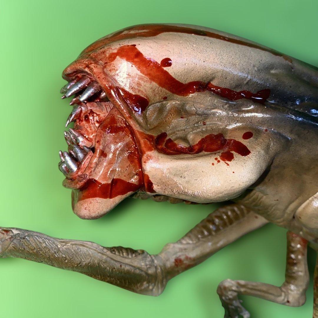 エイリアン★ソフビ★ガレージキット★クイーンチェストバスター★ALIEN★完成品