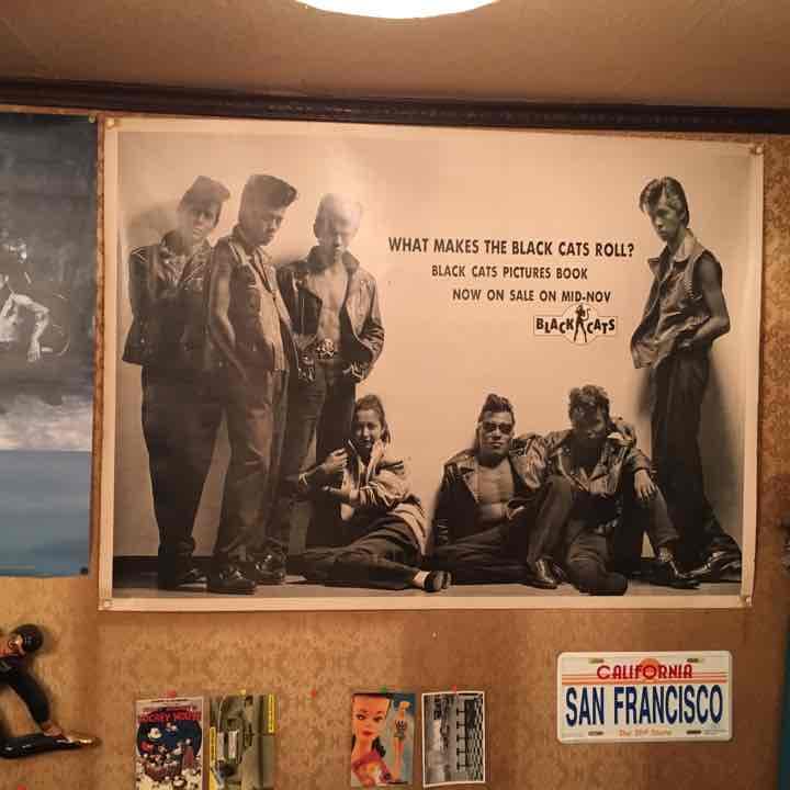 ブラックキャッツ 特大ポスター クリームソーダ ピンクドラゴン 超プレミア