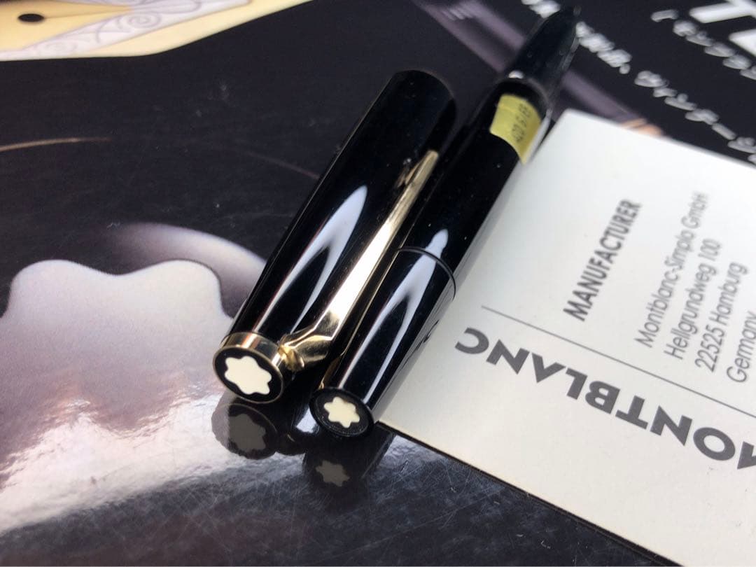 ★極上美品！代表基本モデル銘品！No420GP★ボトルインク付★モンブラン万年筆