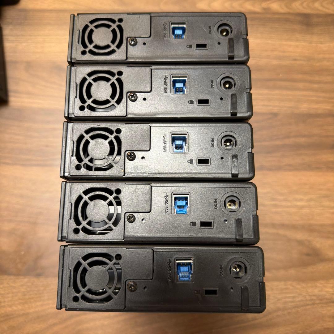 BUFFALO NAS 5台セット USB接続