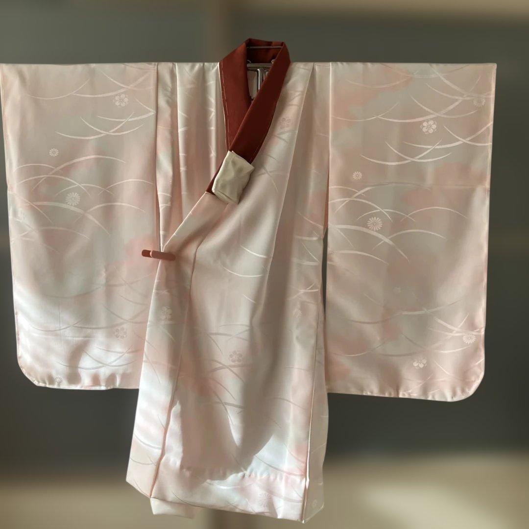 藤娘きぬたや　正絹総絞り　七五三四つ身祝い着