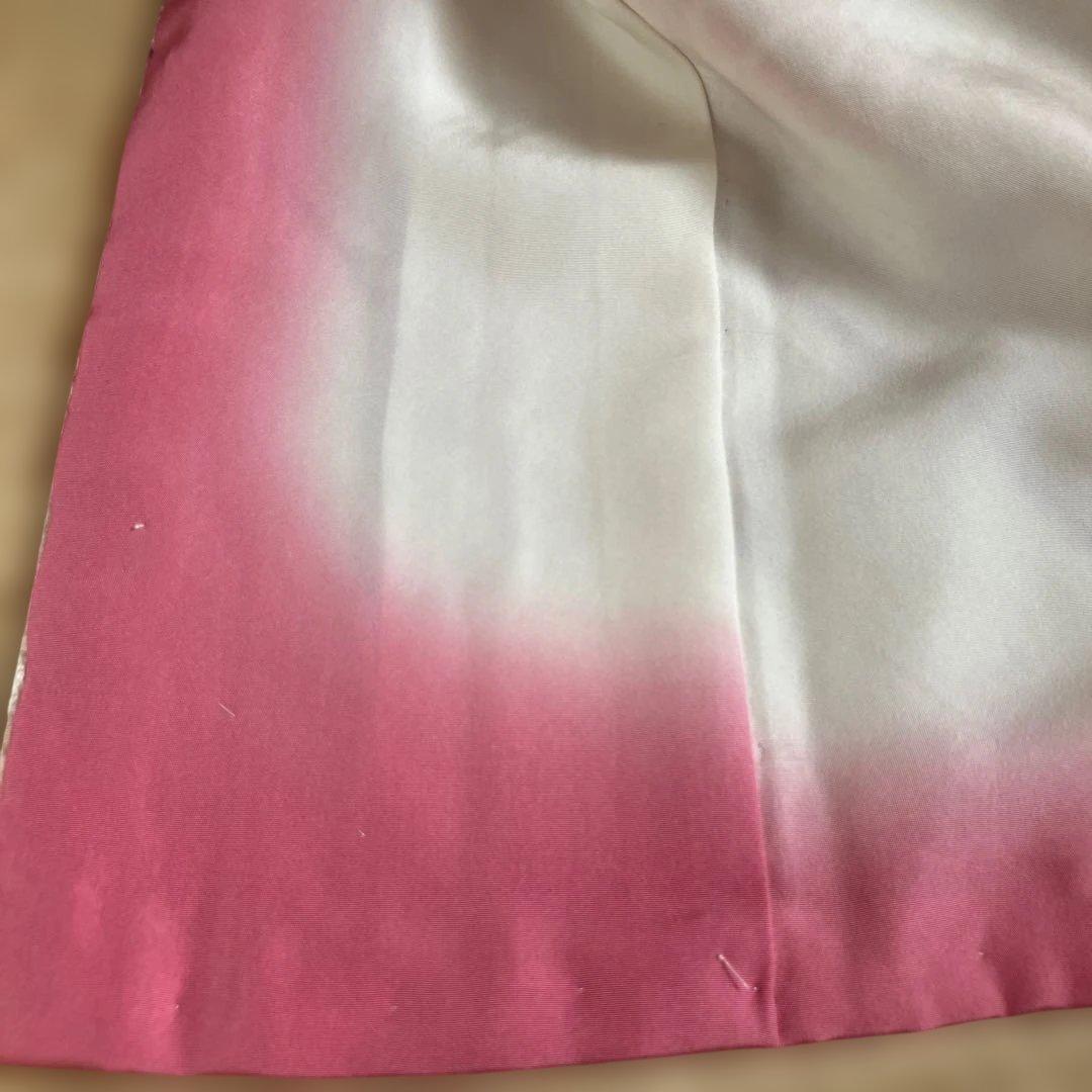 藤娘きぬたや　正絹総絞り　七五三四つ身祝い着