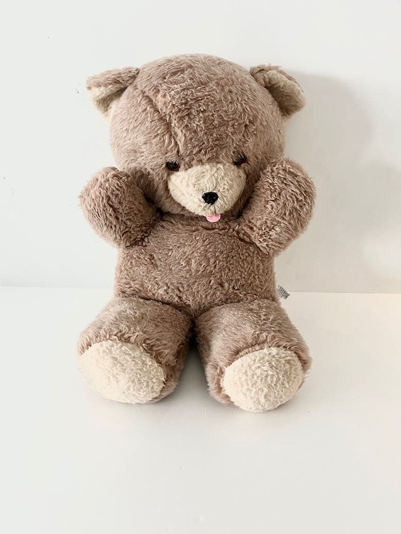 【Vintage】ぬいぐるみ　ベア　舌出し