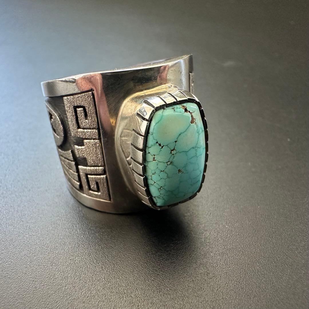 HOPI Berra Tawahongva オーバーレイ リング　29号