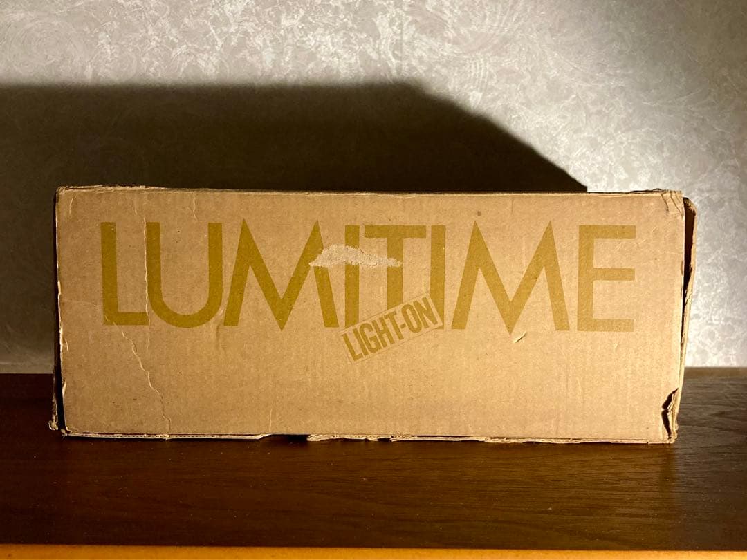 田村電機　光デジタル時計　ルミタイム Lumitime KT-209 ゴールド