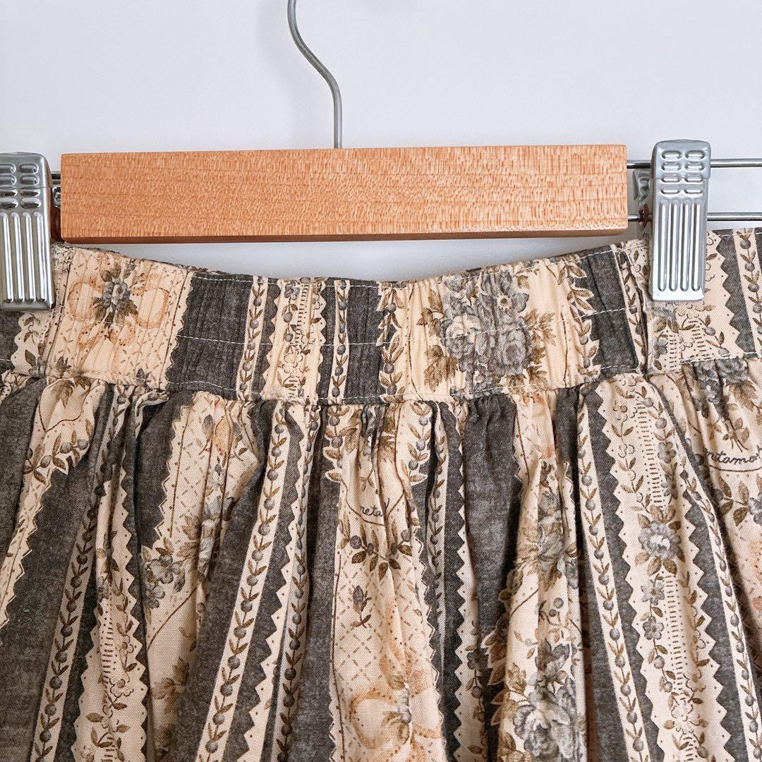 morphose メタモルフォーゼ アンティークブーケ スカート