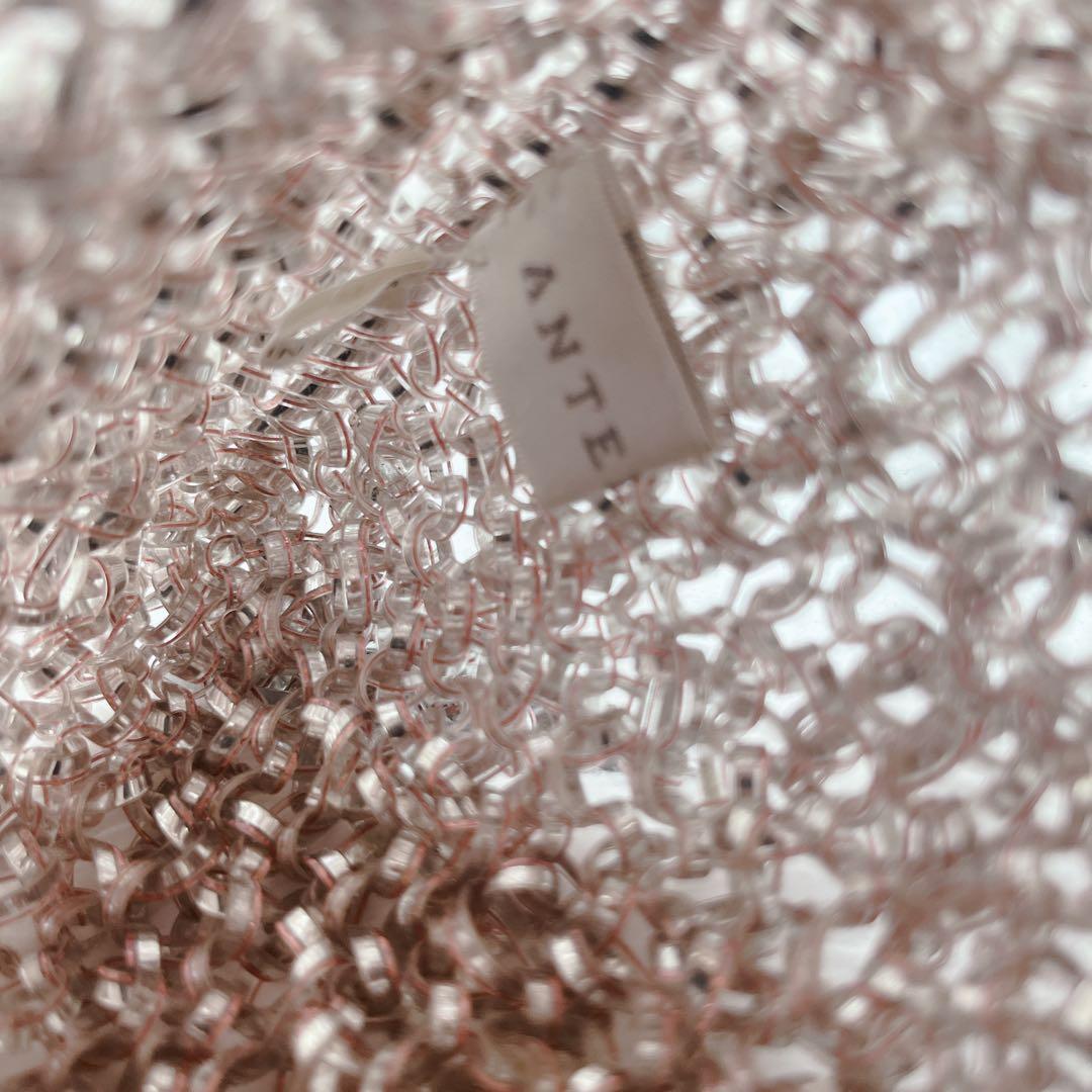 チャーム付✨アンテプリマ スタンダードスクエアラージ シルバー ピンク お呼ばれ