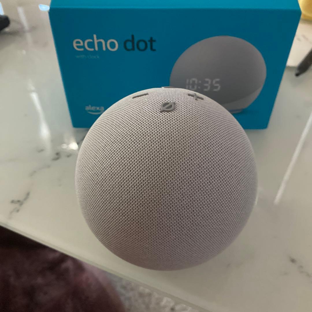 Echo Dot (エコードット) 第4世代 時計付き 2個セット