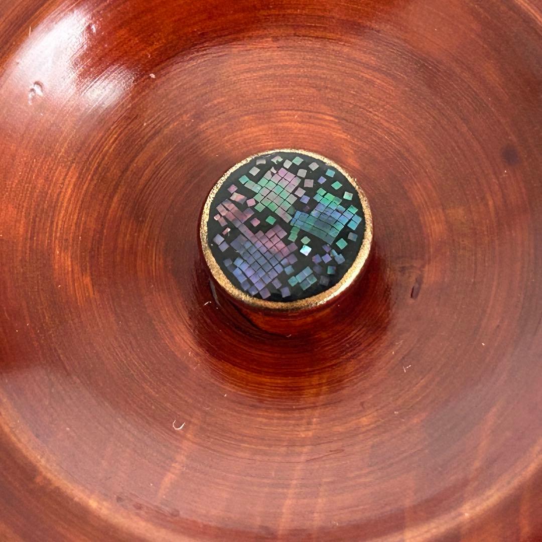 【美品.希少】漆器　茶筒　茶器　茶道具　木製　漆塗り　蒔絵　螺鈿 伝統工芸