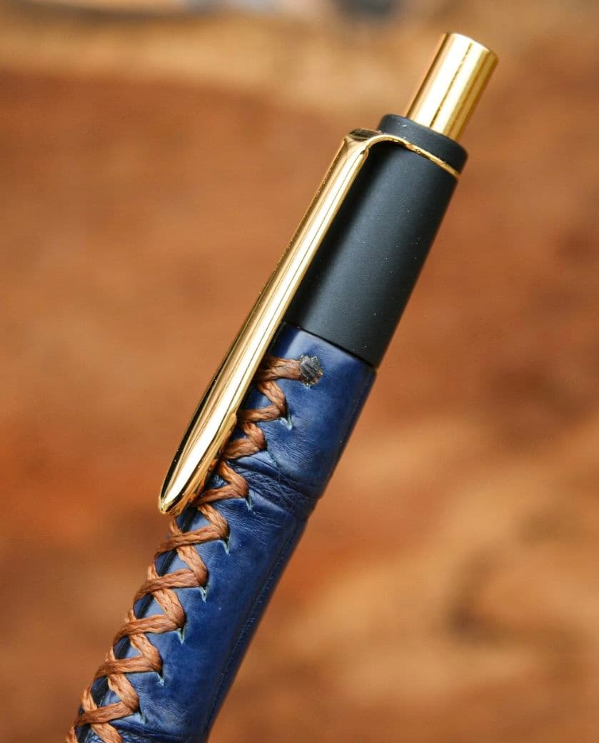 シックザール 夏限定 藍染 クロコダイル 濃藍 【新品未開封】 ボールペン