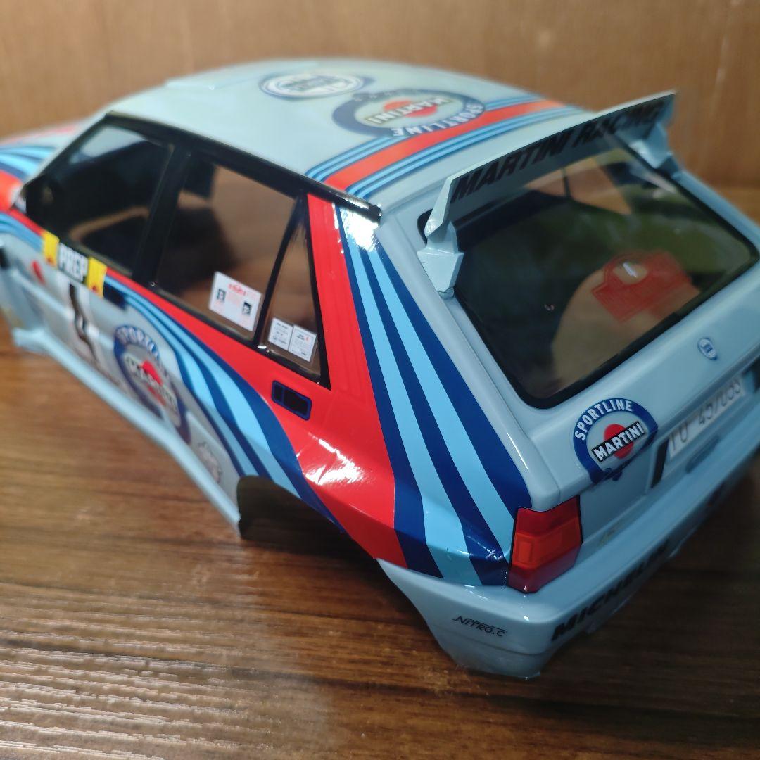 タミヤ　ランチアデルタ　ボディ　コルサグレイ