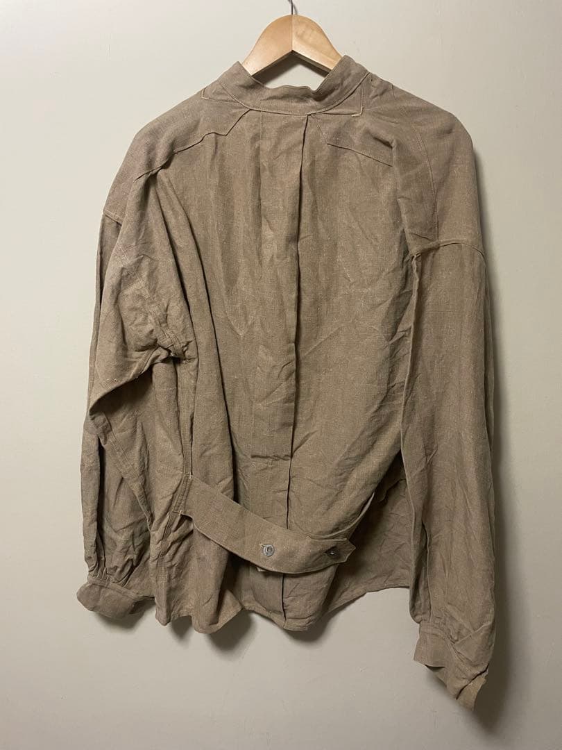 1920's フランス軍　リネン　ボージョン・ジャケット　Bourgeron