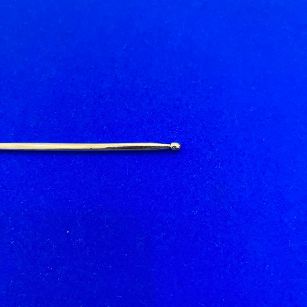 銀　鍉鍼　(100mm長鍼)