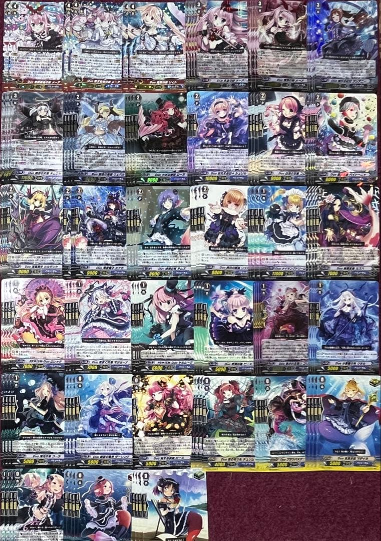 調整パーツ大量 ヴァンガード Duo デッキ 黒