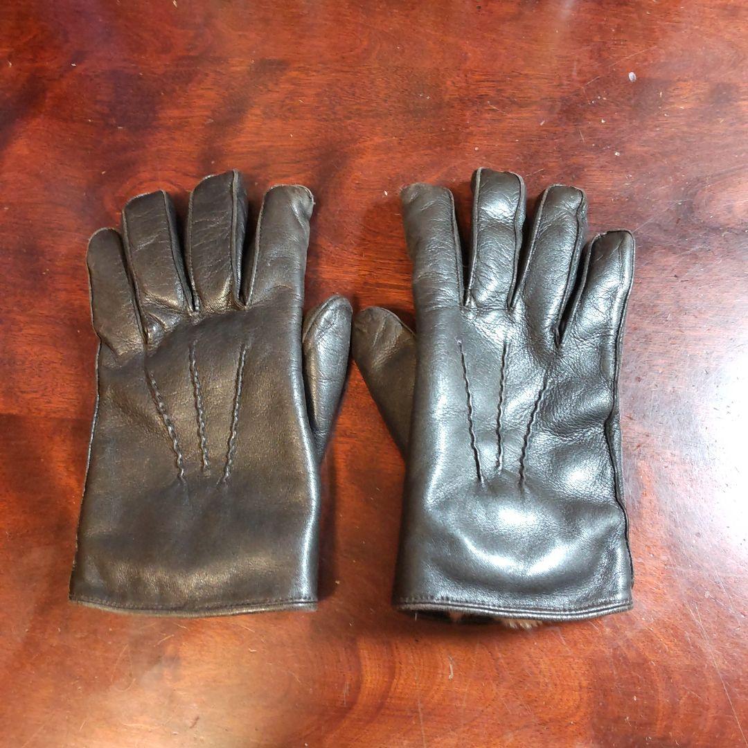 【期間限定】DENTS 濃茶 レザー グローブ