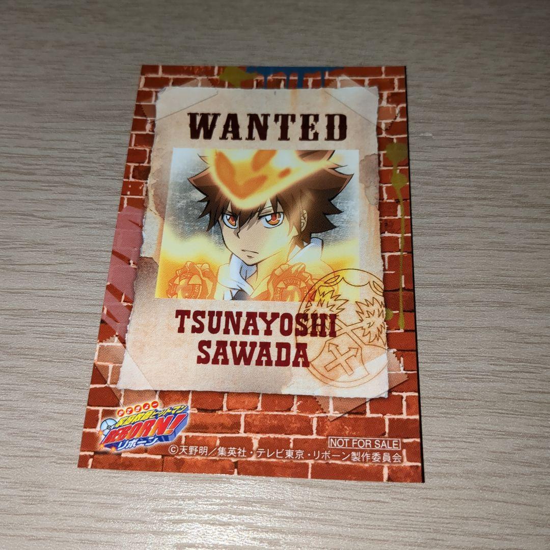 家庭教師ヒットマンREBORN!　ステッカーカードコンプセット　アニメイト特典