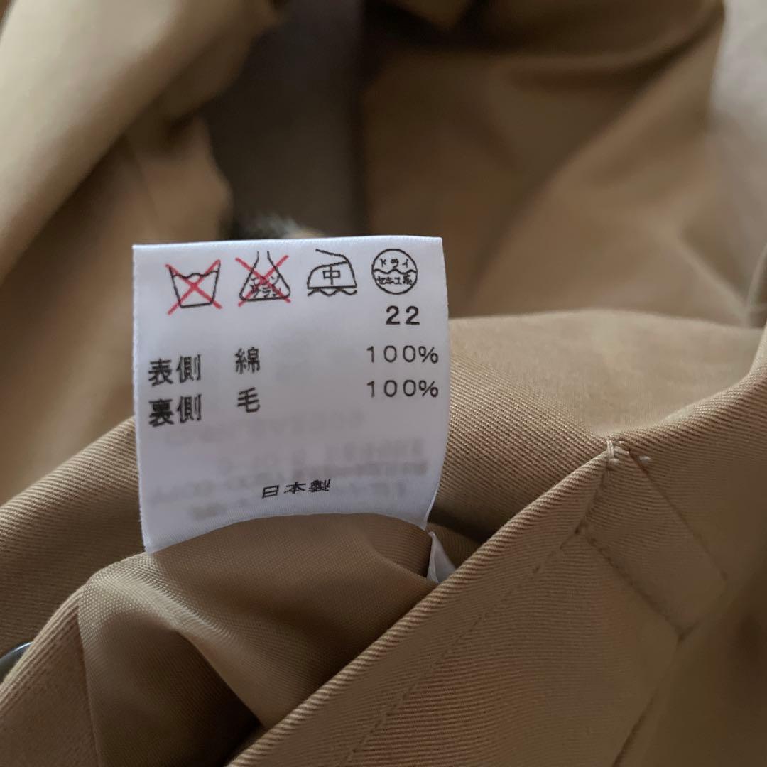 【極美品】ラルフローレン ヘリンボーン リバーシブル ウール ロングコート