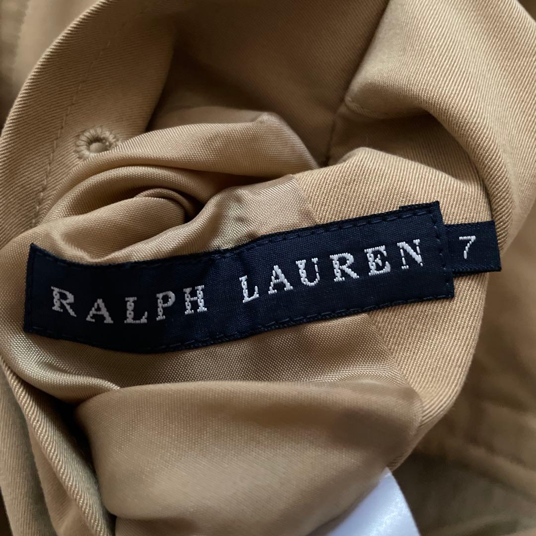 【極美品】ラルフローレン ヘリンボーン リバーシブル ウール ロングコート