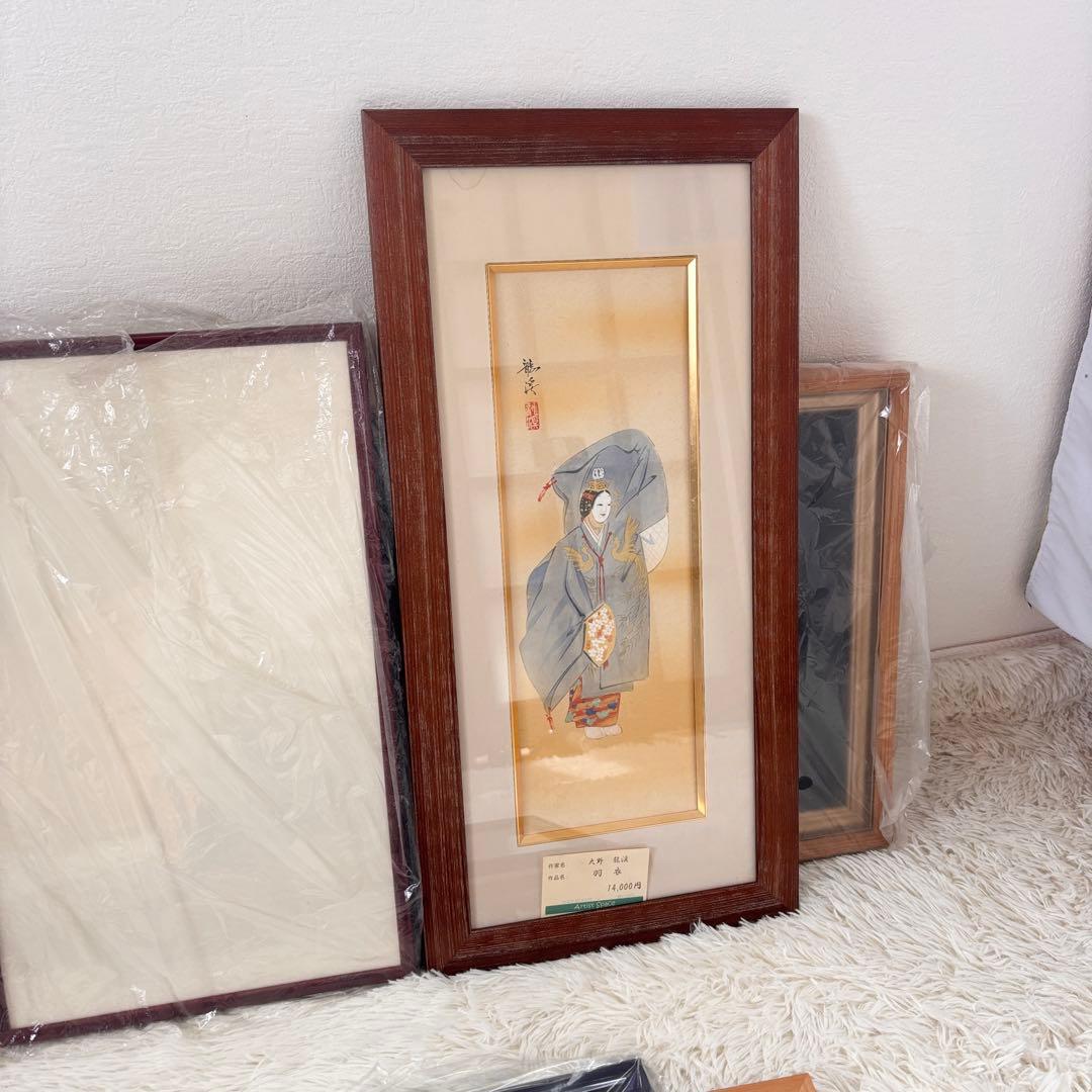 まとめ売り　15点　額縁　絵画　フォトフレーム　和製　海　木製　写真　ラッセン