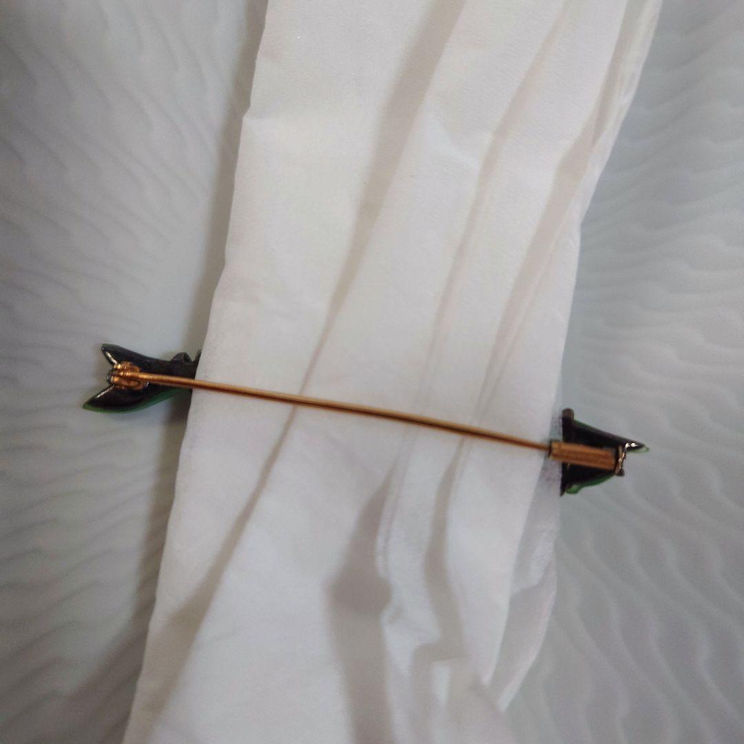 【レトロ】翡翠　ひすい　鯉　ブローチ　 ペンダントトップ　帯留め