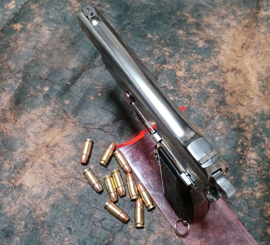 マルシン　ブローニングハイパワー　カナディアン X-PFC シルバーモデルガン