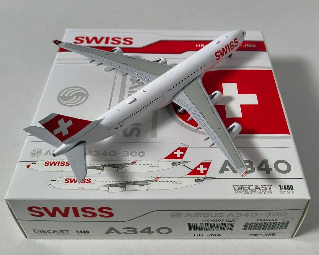 スイスインターナショナル A340-300 HB-JMA 1/400