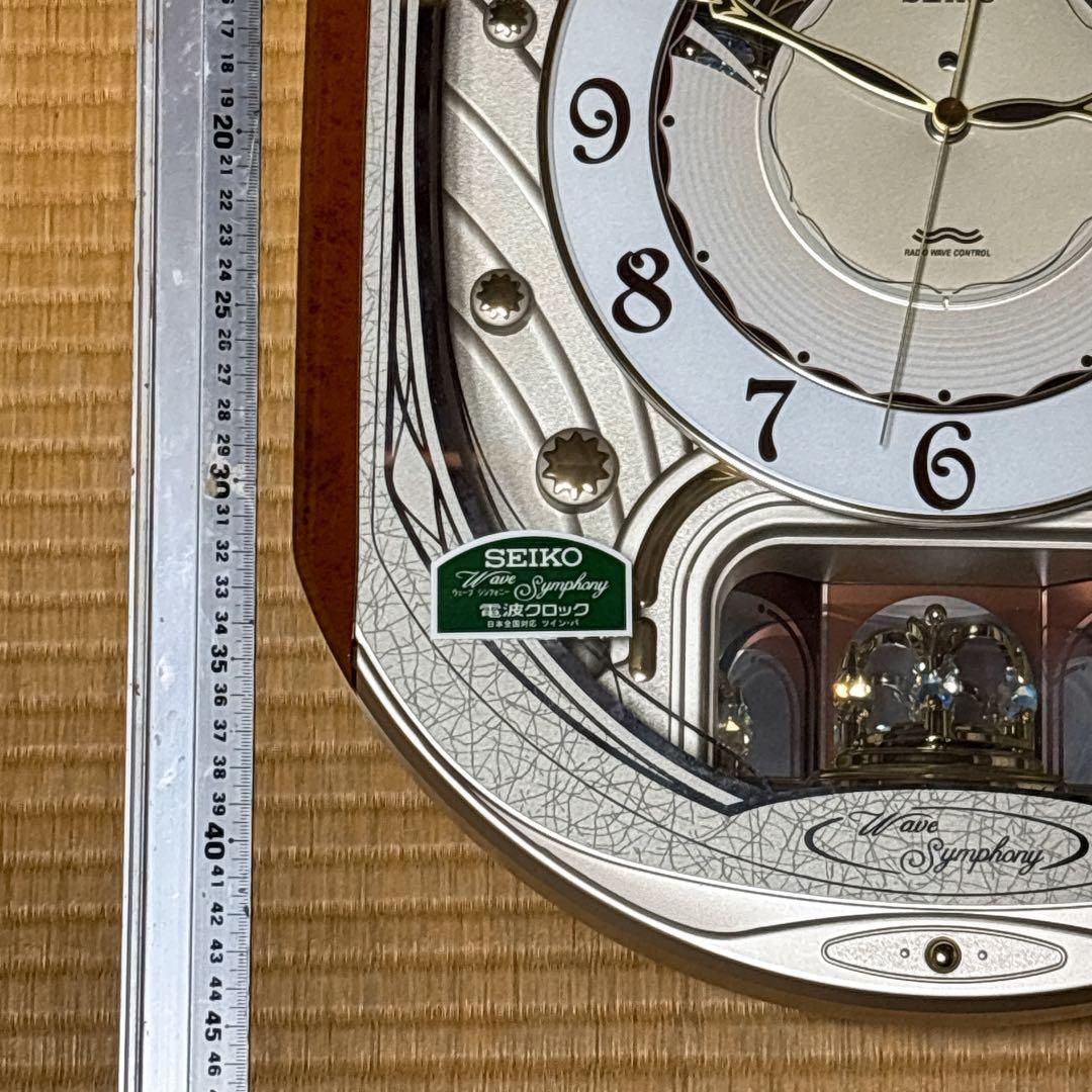 【月末セール!!】希少 SEIKO セイコー からくり時計 電波時計 ウェーブ
