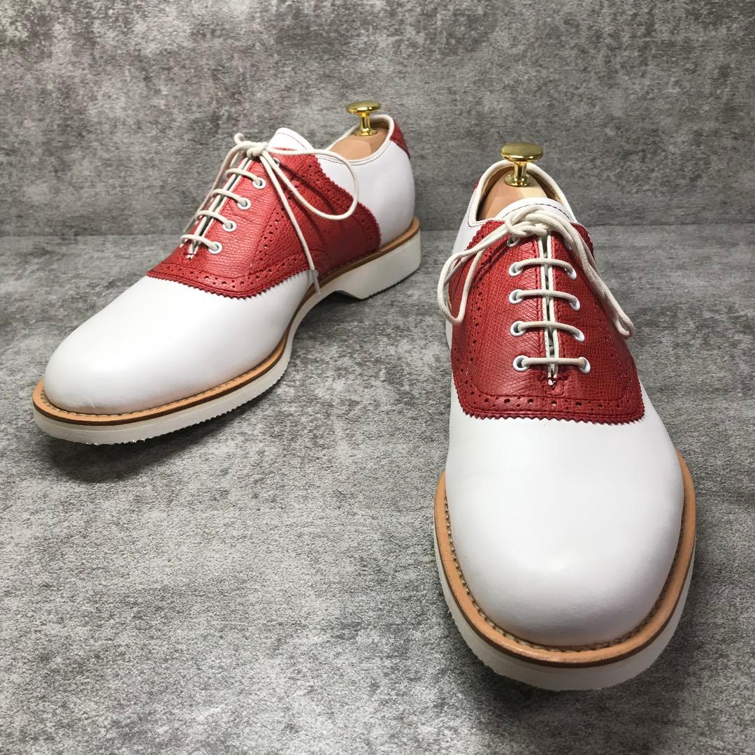 【未使用】　REGAL サドルシューズ　レザー　763R 25 バイカラー