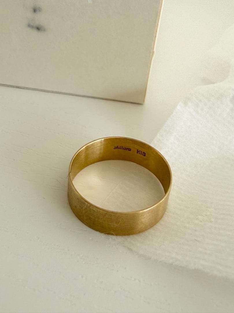 〈シハラ〉プレートリング5.0(4号)