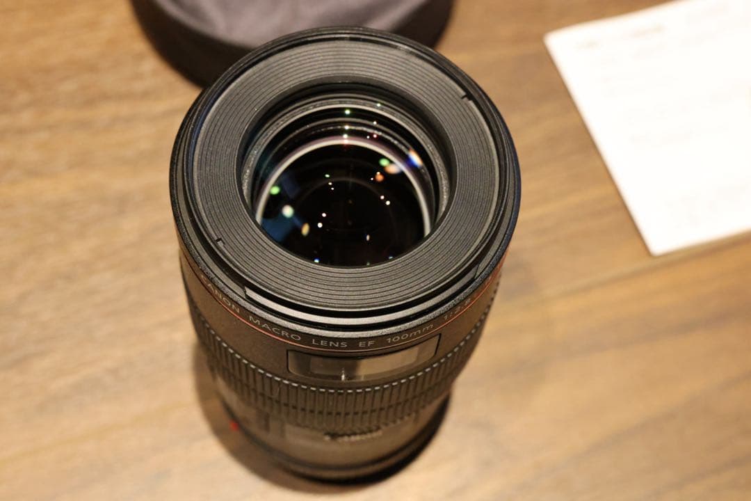 新品同様 キヤノン 単焦点マクロ EFマウント EF100mm F2.8L