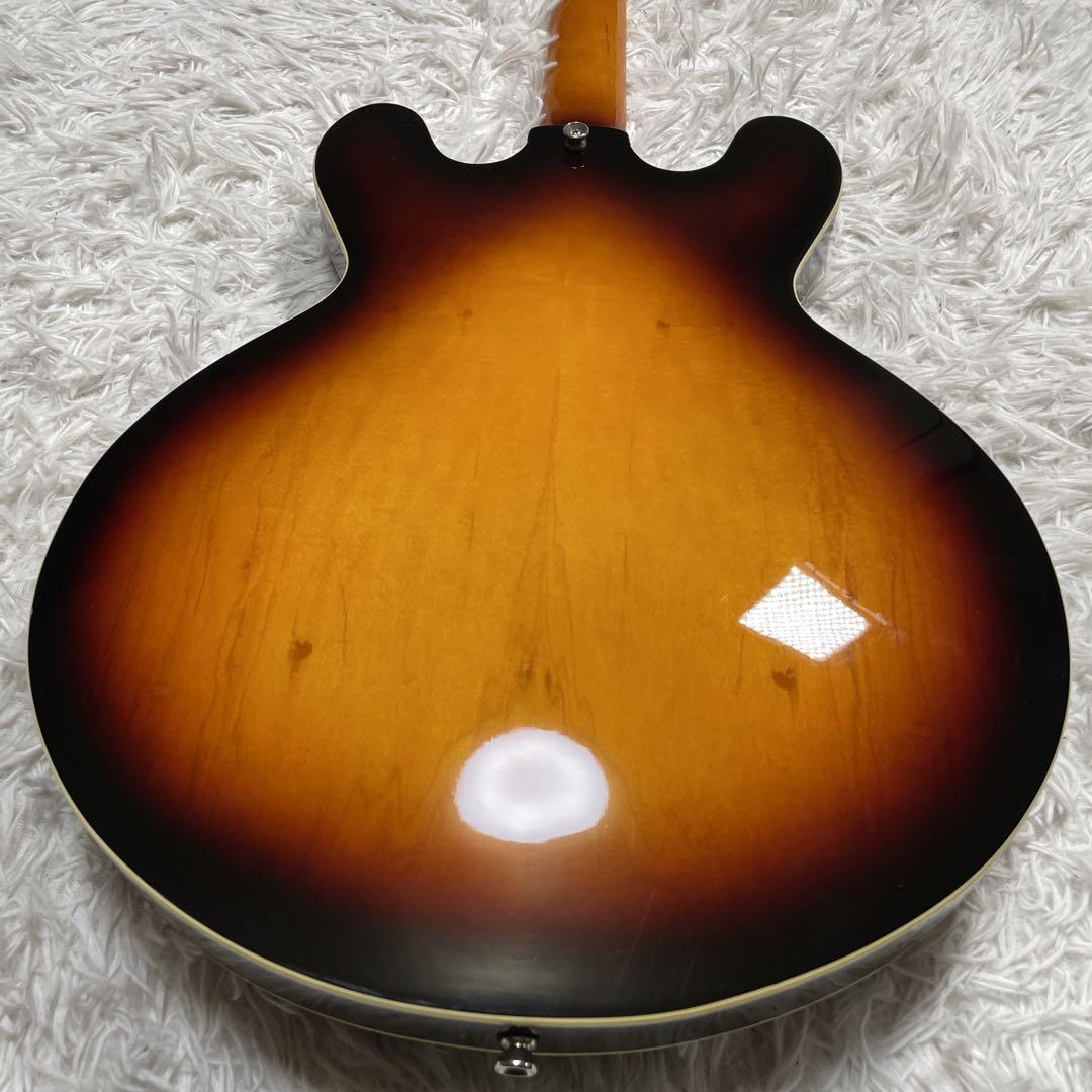 ARIA Pro 2 BLITZ セミアコ　es335タイプ　ブラウン