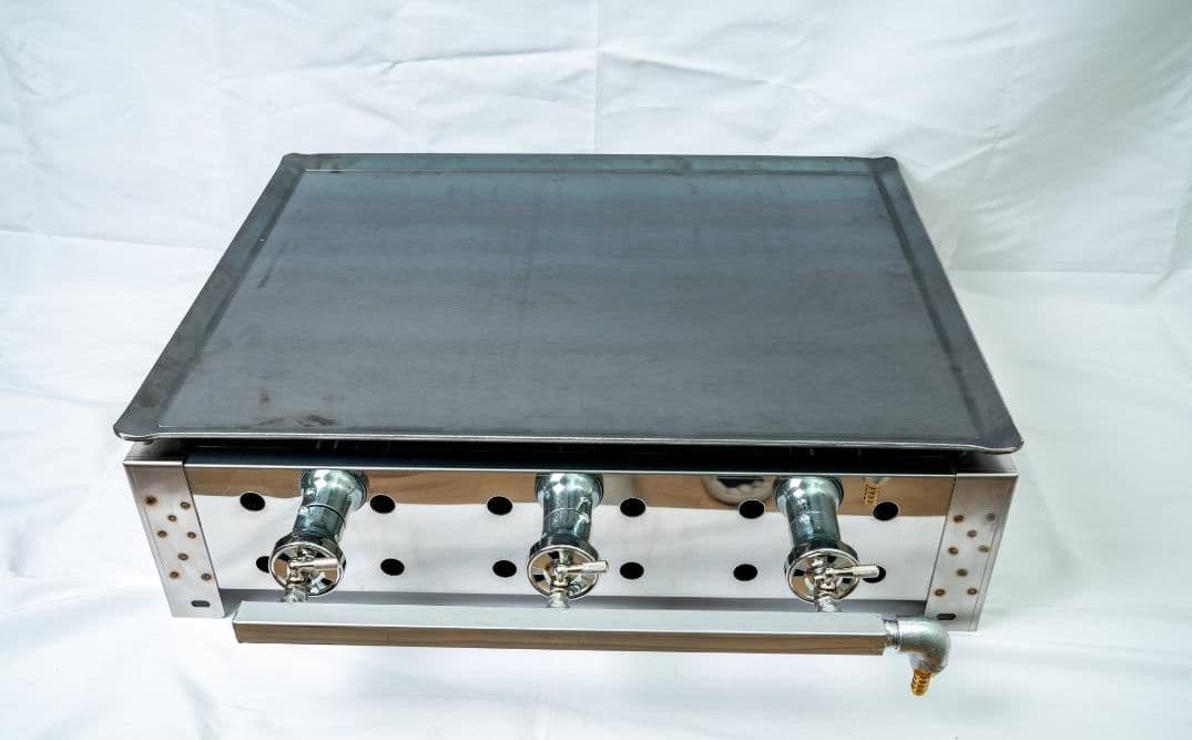 ６ミリ厚 鉄板焼 LPガスグリラー お好みイカ焼きそば 屋台 催事 縁日 居酒屋