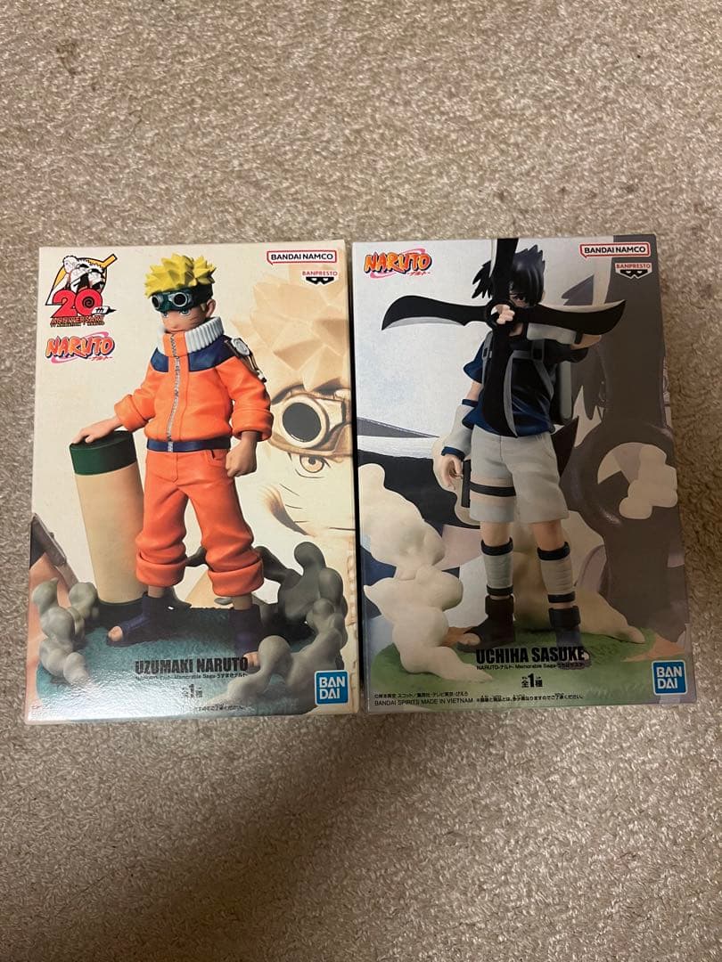 NARUTO 20周年 フィギュアセット ウズマキナルト・ウチハサスケ