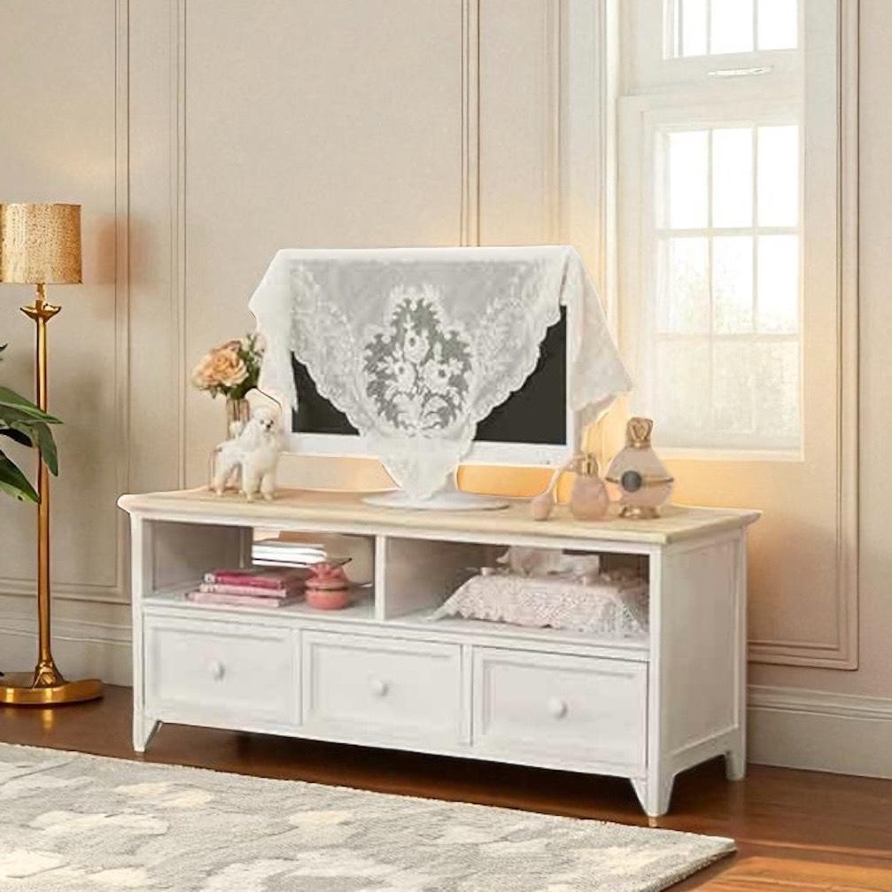 【新品】アンティークホワイト　テレビ台 ナチュラル　アウトレット