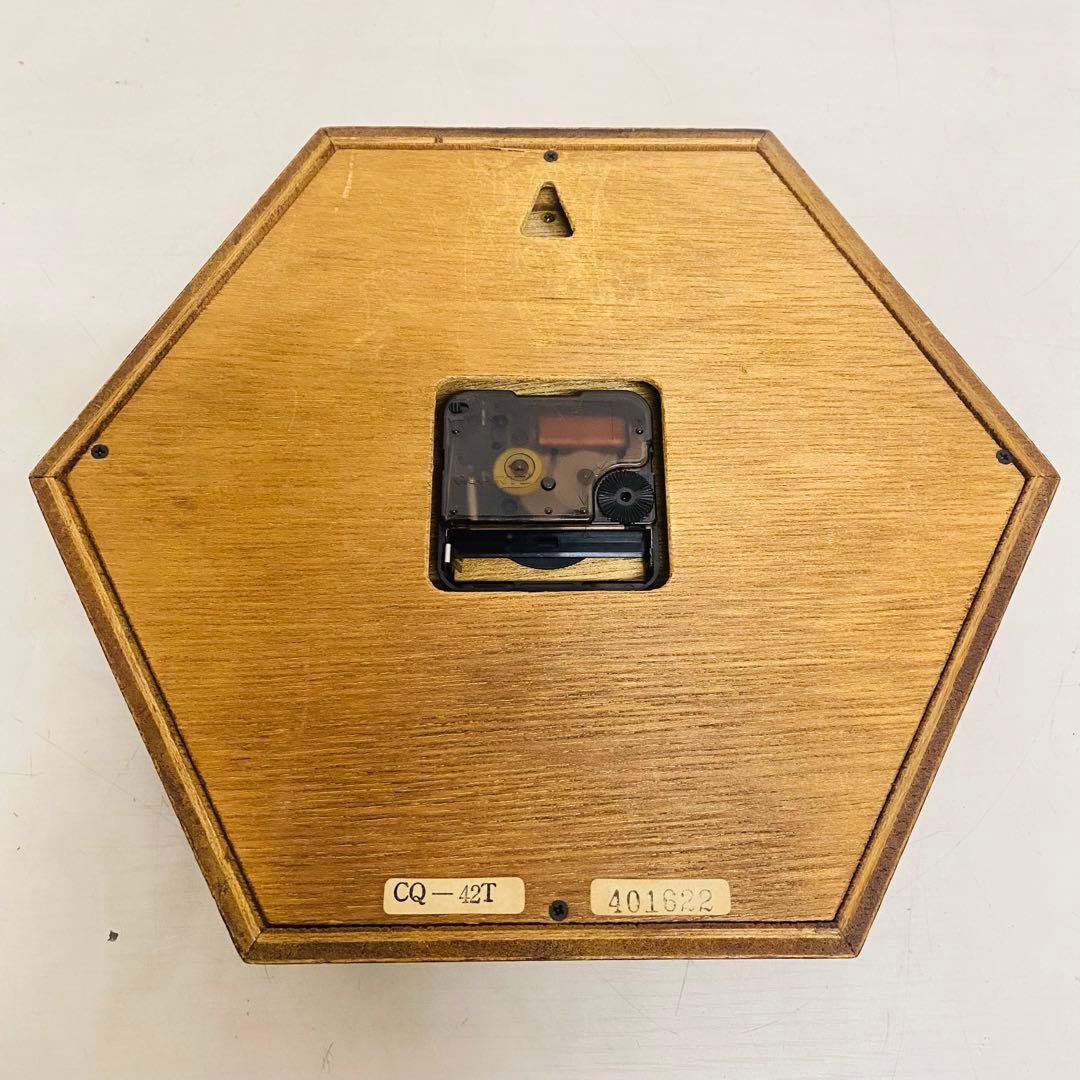 STUDIO PEAK HOUR ハニカム時計　壁掛時計　レトロモダン