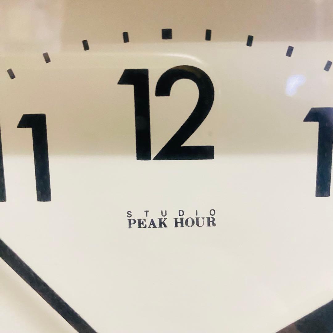STUDIO PEAK HOUR ハニカム時計　壁掛時計　レトロモダン