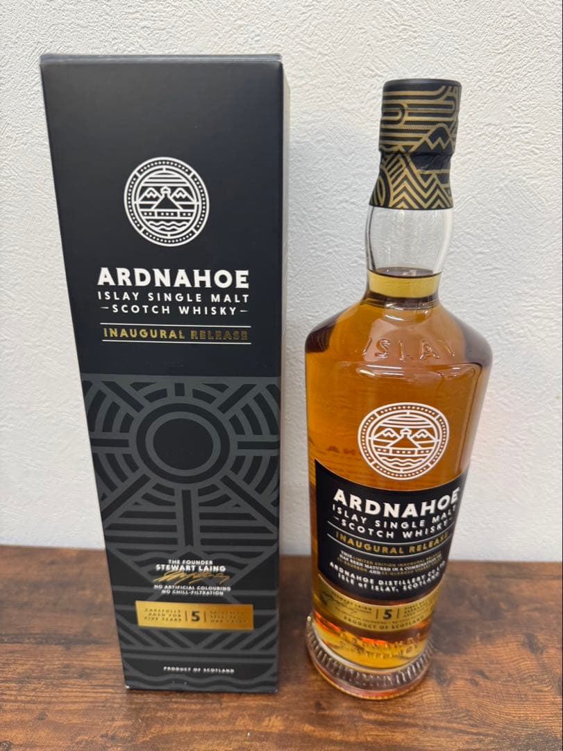 未開封　ARDNAHOE 1stリリース シングルモルトウイスキー 50%