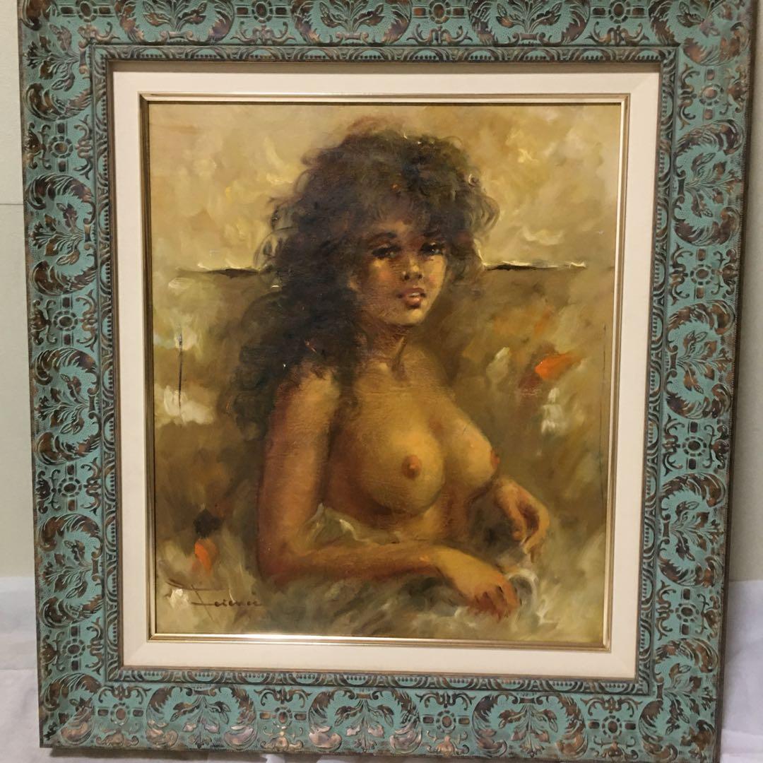 ヨーロッパ絵画油絵厚塗り裸婦