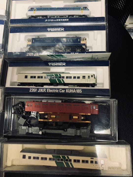 Nゲージセット　電気機関車6両　ジャンク車両つき