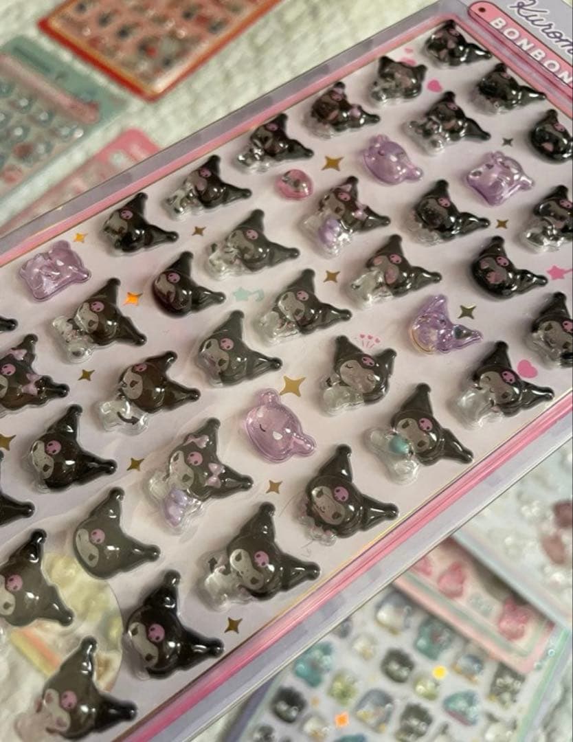 サンリオボンボンドロップシールミニ　8枚　コンプリート　正規品　クロミボンドロ