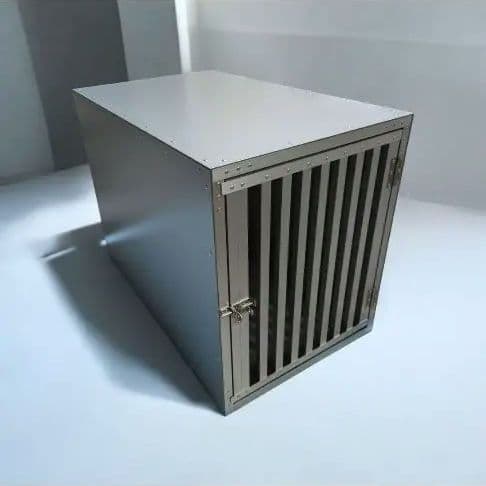 アルミドッグケージ ✳ 1頭用 幅45cm 奥行75cm 高さ55cm 車載用