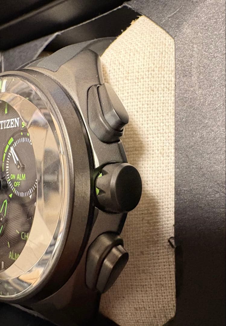 【極美品✨】CITIZEN Eco-Drive グリーンBluetooth腕時計