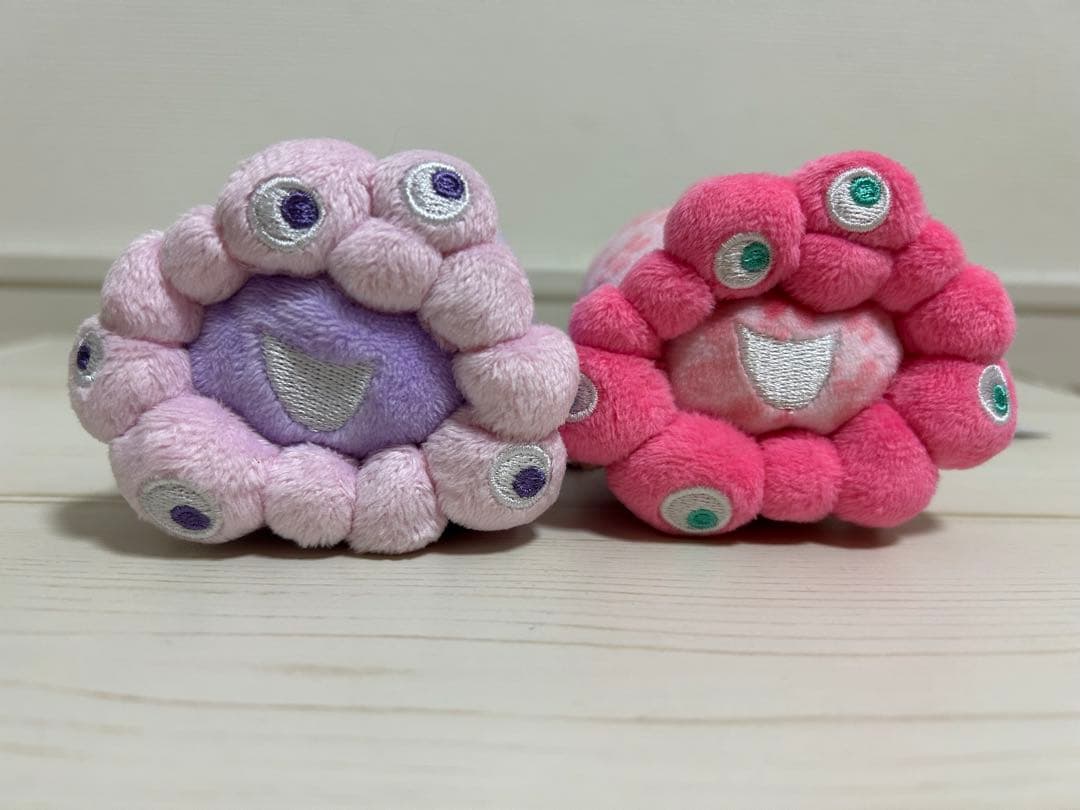 ミャクミャクロールお手玉マスコット　パープル&桜