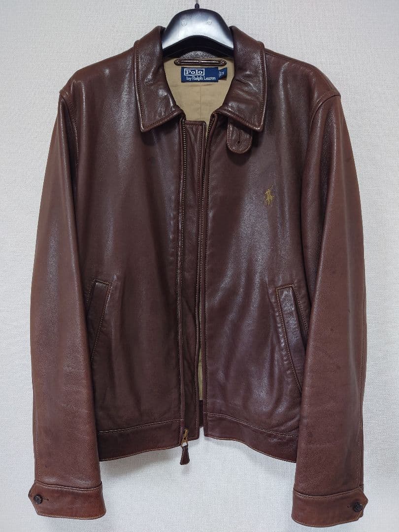 Polo by Ralph Lauren ブラウンレザー Mサイズ