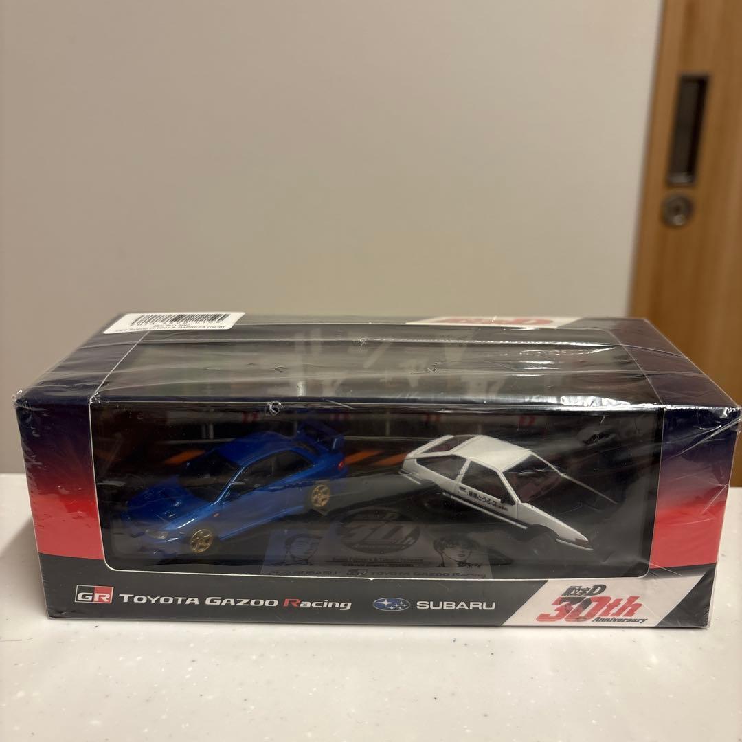 【新品・未開封】頭文字D 30周年記念ミニカー 2台セット インプレッサ＆トレノ